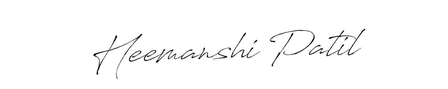 Once you've used our free online signature maker to create your best signature Antro_Vectra style, it's time to enjoy all of the benefits that Heemanshi Patil name signing documents. Heemanshi Patil signature style 6 images and pictures png