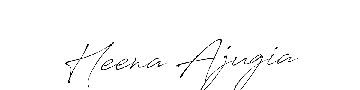 You can use this online signature creator to create a handwritten signature for the name Heena Ajugia. This is the best online autograph maker. Heena Ajugia signature style 6 images and pictures png