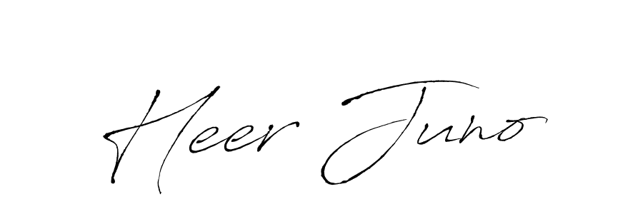 Also we have Heer Juno name is the best signature style. Create professional handwritten signature collection using Antro_Vectra autograph style. Heer Juno signature style 6 images and pictures png