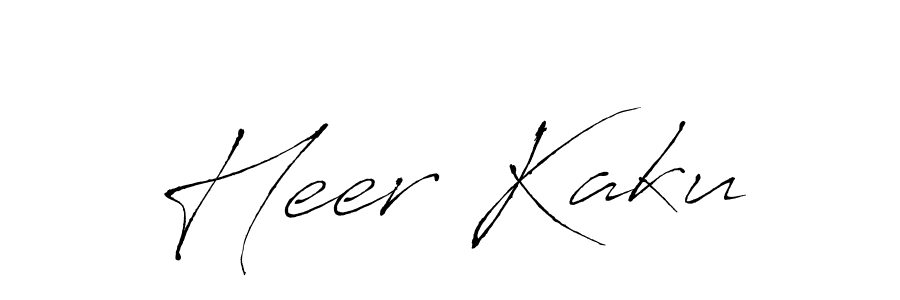 Also we have Heer Kaku name is the best signature style. Create professional handwritten signature collection using Antro_Vectra autograph style. Heer Kaku signature style 6 images and pictures png