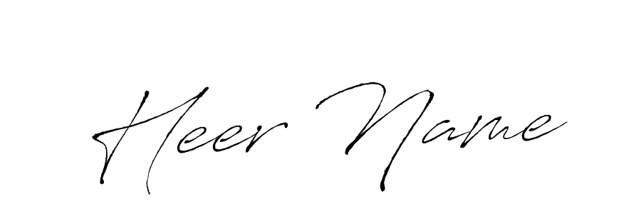 Use a signature maker to create a handwritten signature online. With this signature software, you can design (Antro_Vectra) your own signature for name Heer Name. Heer Name signature style 6 images and pictures png