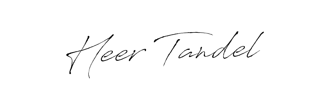 How to make Heer Tandel signature? Antro_Vectra is a professional autograph style. Create handwritten signature for Heer Tandel name. Heer Tandel signature style 6 images and pictures png