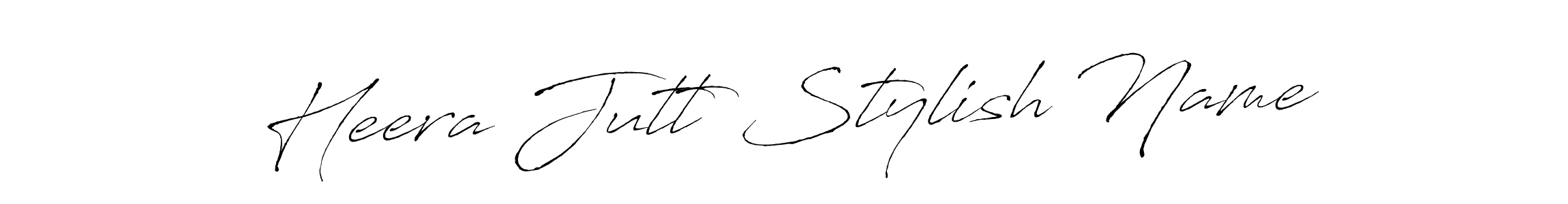 Also You can easily find your signature by using the search form. We will create Heera Jutt Stylish Name name handwritten signature images for you free of cost using Antro_Vectra sign style. Heera Jutt Stylish Name signature style 6 images and pictures png