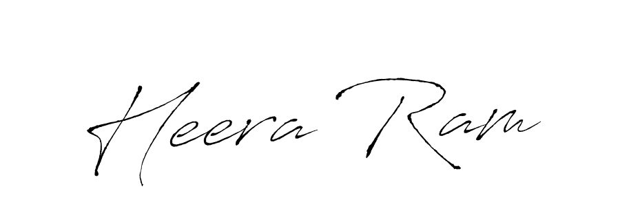 Use a signature maker to create a handwritten signature online. With this signature software, you can design (Antro_Vectra) your own signature for name Heera Ram. Heera Ram signature style 6 images and pictures png