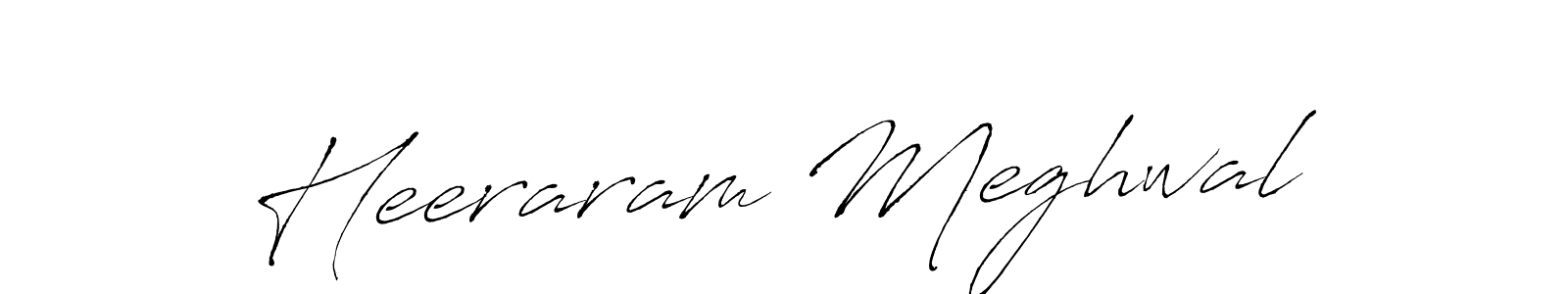 Make a beautiful signature design for name Heeraram Meghwal. With this signature (Antro_Vectra) style, you can create a handwritten signature for free. Heeraram Meghwal signature style 6 images and pictures png