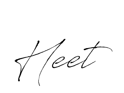 Heet stylish signature style. Best Handwritten Sign (Antro_Vectra) for my name. Handwritten Signature Collection Ideas for my name Heet. Heet signature style 6 images and pictures png