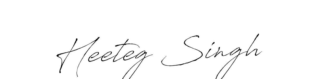 It looks lik you need a new signature style for name Heeteg Singh. Design unique handwritten (Antro_Vectra) signature with our free signature maker in just a few clicks. Heeteg Singh signature style 6 images and pictures png