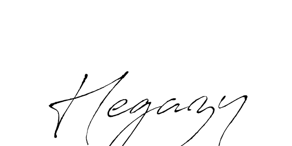 You should practise on your own different ways (Antro_Vectra) to write your name (Hegazy) in signature. don't let someone else do it for you. Hegazy signature style 6 images and pictures png