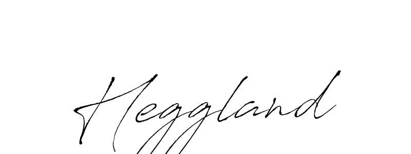 Use a signature maker to create a handwritten signature online. With this signature software, you can design (Antro_Vectra) your own signature for name Heggland. Heggland signature style 6 images and pictures png