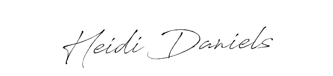 if you are searching for the best signature style for your name Heidi Daniels. so please give up your signature search. here we have designed multiple signature styles  using Antro_Vectra. Heidi Daniels signature style 6 images and pictures png