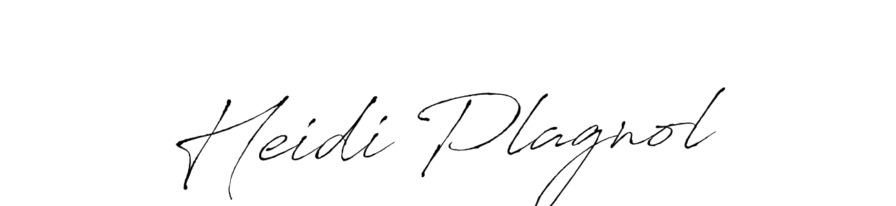 Use a signature maker to create a handwritten signature online. With this signature software, you can design (Antro_Vectra) your own signature for name Heidi Plagnol. Heidi Plagnol signature style 6 images and pictures png