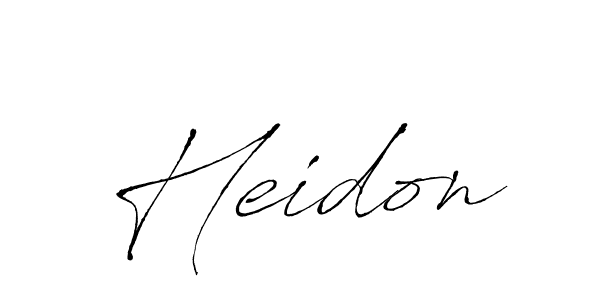 Best and Professional Signature Style for Heidon. Antro_Vectra Best Signature Style Collection. Heidon signature style 6 images and pictures png
