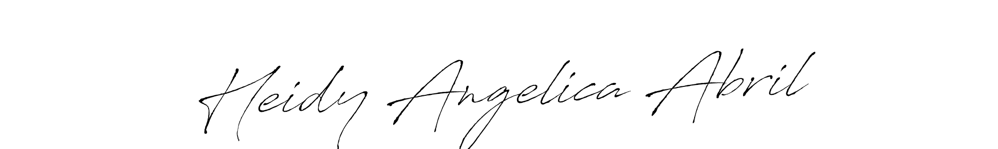 Also You can easily find your signature by using the search form. We will create Heidy Angelica Abril name handwritten signature images for you free of cost using Antro_Vectra sign style. Heidy Angelica Abril signature style 6 images and pictures png