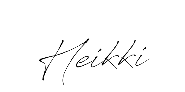 Create a beautiful signature design for name Heikki. With this signature (Antro_Vectra) fonts, you can make a handwritten signature for free. Heikki signature style 6 images and pictures png