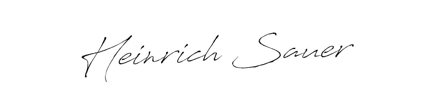 Also we have Heinrich Sauer name is the best signature style. Create professional handwritten signature collection using Antro_Vectra autograph style. Heinrich Sauer signature style 6 images and pictures png