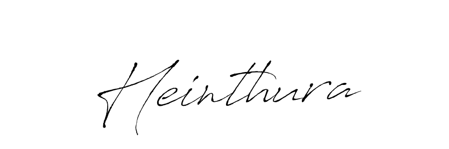 Design your own signature with our free online signature maker. With this signature software, you can create a handwritten (Antro_Vectra) signature for name Heinthura. Heinthura signature style 6 images and pictures png