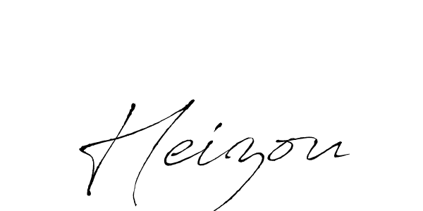 Use a signature maker to create a handwritten signature online. With this signature software, you can design (Antro_Vectra) your own signature for name Heizou. Heizou signature style 6 images and pictures png