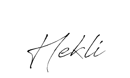 The best way (Antro_Vectra) to make a short signature is to pick only two or three words in your name. The name Hekli include a total of six letters. For converting this name. Hekli signature style 6 images and pictures png