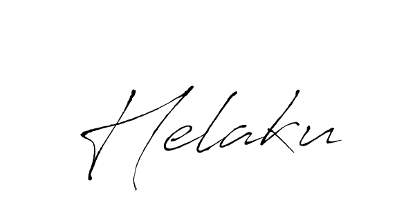 Also You can easily find your signature by using the search form. We will create Helaku name handwritten signature images for you free of cost using Antro_Vectra sign style. Helaku signature style 6 images and pictures png