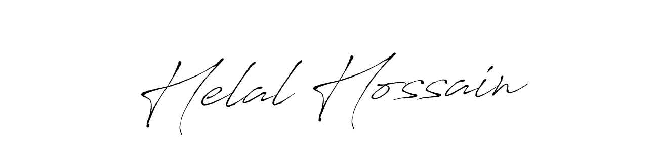 Helal Hossain stylish signature style. Best Handwritten Sign (Antro_Vectra) for my name. Handwritten Signature Collection Ideas for my name Helal Hossain. Helal Hossain signature style 6 images and pictures png