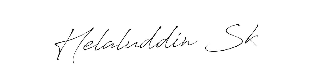 How to make Helaluddin Sk name signature. Use Antro_Vectra style for creating short signs online. This is the latest handwritten sign. Helaluddin Sk signature style 6 images and pictures png