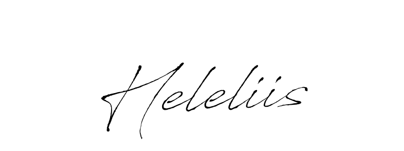 Also we have Heleliis name is the best signature style. Create professional handwritten signature collection using Antro_Vectra autograph style. Heleliis signature style 6 images and pictures png