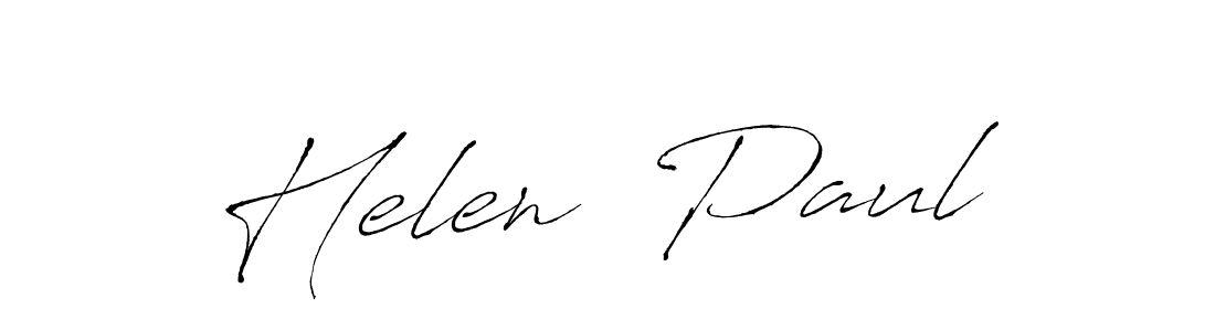 Also You can easily find your signature by using the search form. We will create Helen  Paul name handwritten signature images for you free of cost using Antro_Vectra sign style. Helen  Paul signature style 6 images and pictures png