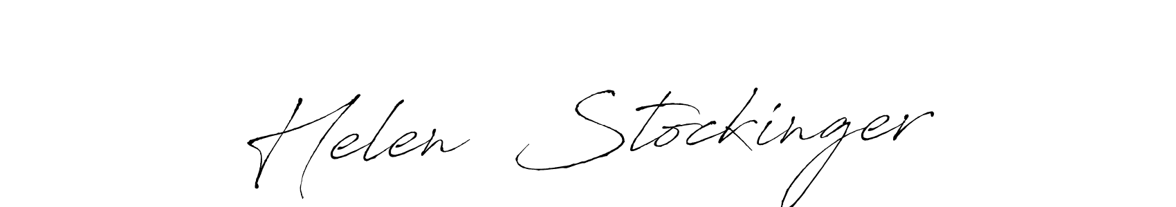 This is the best signature style for the Helen  Stockinger name. Also you like these signature font (Antro_Vectra). Mix name signature. Helen  Stockinger signature style 6 images and pictures png