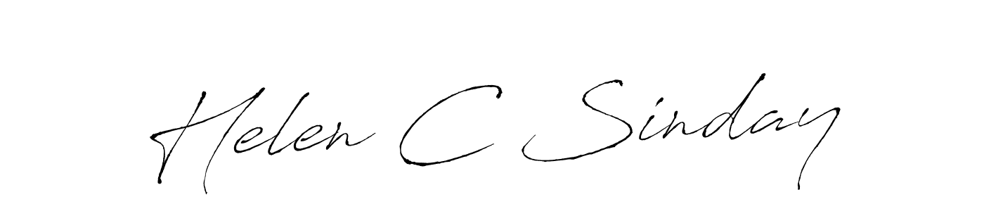 Once you've used our free online signature maker to create your best signature Antro_Vectra style, it's time to enjoy all of the benefits that Helen C Sinday name signing documents. Helen C Sinday signature style 6 images and pictures png