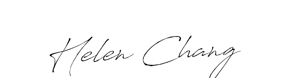 Also You can easily find your signature by using the search form. We will create Helen Chang name handwritten signature images for you free of cost using Antro_Vectra sign style. Helen Chang signature style 6 images and pictures png