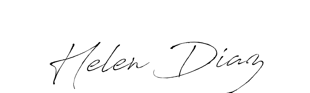 You should practise on your own different ways (Antro_Vectra) to write your name (Helen Diaz) in signature. don't let someone else do it for you. Helen Diaz signature style 6 images and pictures png