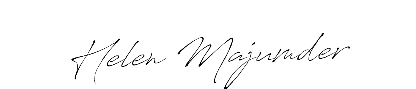 Create a beautiful signature design for name Helen Majumder. With this signature (Antro_Vectra) fonts, you can make a handwritten signature for free. Helen Majumder signature style 6 images and pictures png