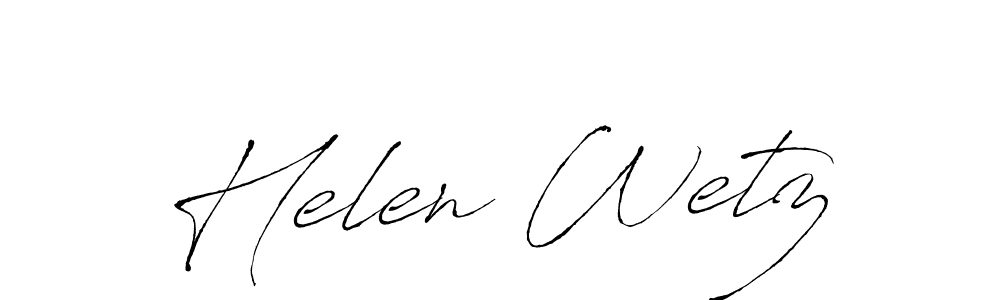 The best way (Antro_Vectra) to make a short signature is to pick only two or three words in your name. The name Helen Wetz include a total of six letters. For converting this name. Helen Wetz signature style 6 images and pictures png