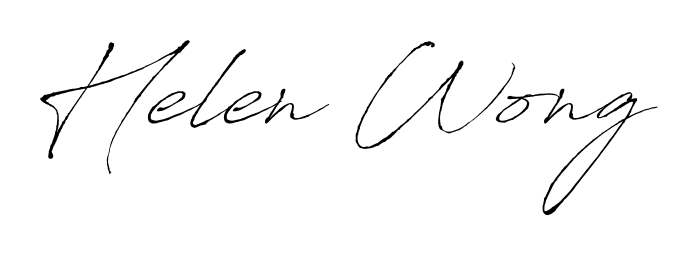 How to make Helen Wong signature? Antro_Vectra is a professional autograph style. Create handwritten signature for Helen Wong name. Helen Wong signature style 6 images and pictures png