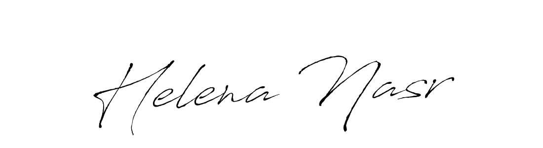You should practise on your own different ways (Antro_Vectra) to write your name (Helena Nasr) in signature. don't let someone else do it for you. Helena Nasr signature style 6 images and pictures png