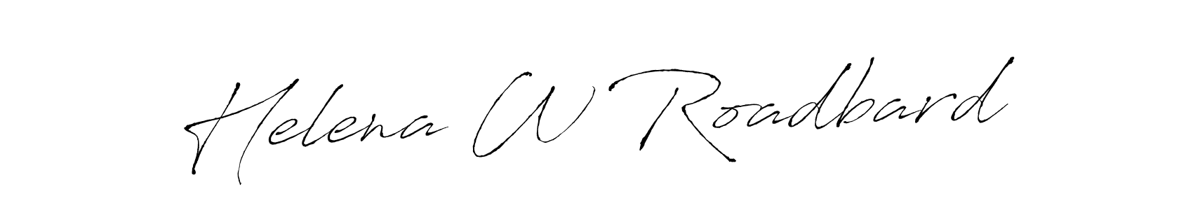 It looks lik you need a new signature style for name Helena W Roadbard. Design unique handwritten (Antro_Vectra) signature with our free signature maker in just a few clicks. Helena W Roadbard signature style 6 images and pictures png