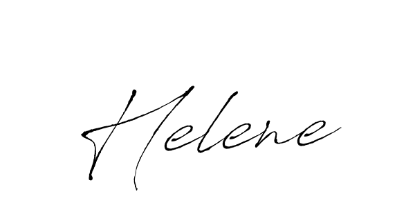 How to make Helene signature? Antro_Vectra is a professional autograph style. Create handwritten signature for Helene name. Helene signature style 6 images and pictures png