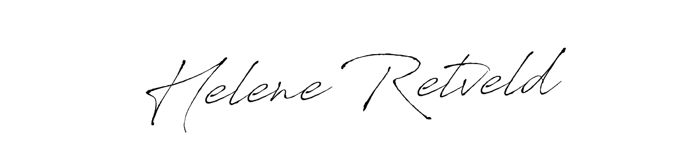 Antro_Vectra is a professional signature style that is perfect for those who want to add a touch of class to their signature. It is also a great choice for those who want to make their signature more unique. Get Helene Retveld name to fancy signature for free. Helene Retveld signature style 6 images and pictures png