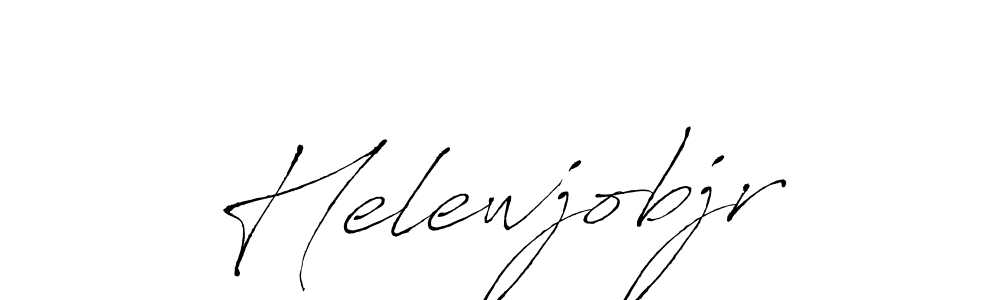 Create a beautiful signature design for name Helewjobjr. With this signature (Antro_Vectra) fonts, you can make a handwritten signature for free. Helewjobjr signature style 6 images and pictures png