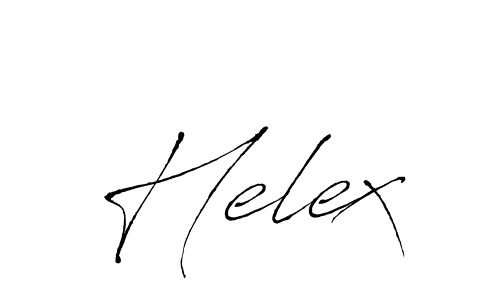 The best way (Antro_Vectra) to make a short signature is to pick only two or three words in your name. The name Helex include a total of six letters. For converting this name. Helex signature style 6 images and pictures png