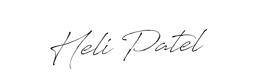 It looks lik you need a new signature style for name Heli Patel. Design unique handwritten (Antro_Vectra) signature with our free signature maker in just a few clicks. Heli Patel signature style 6 images and pictures png