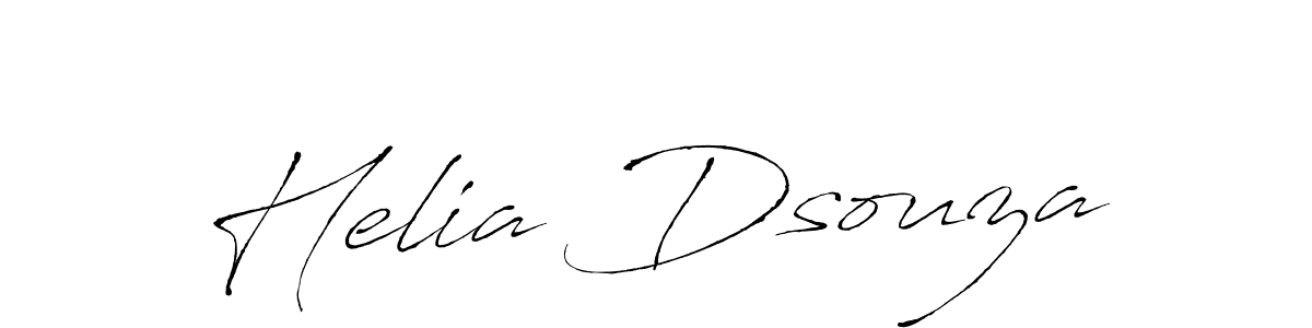 Create a beautiful signature design for name Helia Dsouza. With this signature (Antro_Vectra) fonts, you can make a handwritten signature for free. Helia Dsouza signature style 6 images and pictures png