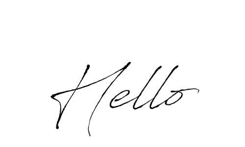 Create a beautiful signature design for name Hello. With this signature (Antro_Vectra) fonts, you can make a handwritten signature for free. Hello signature style 6 images and pictures png