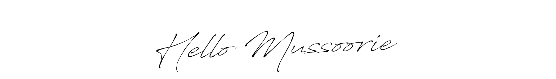 Create a beautiful signature design for name Hello Mussoorie❤️. With this signature (Antro_Vectra) fonts, you can make a handwritten signature for free. Hello Mussoorie❤️ signature style 6 images and pictures png