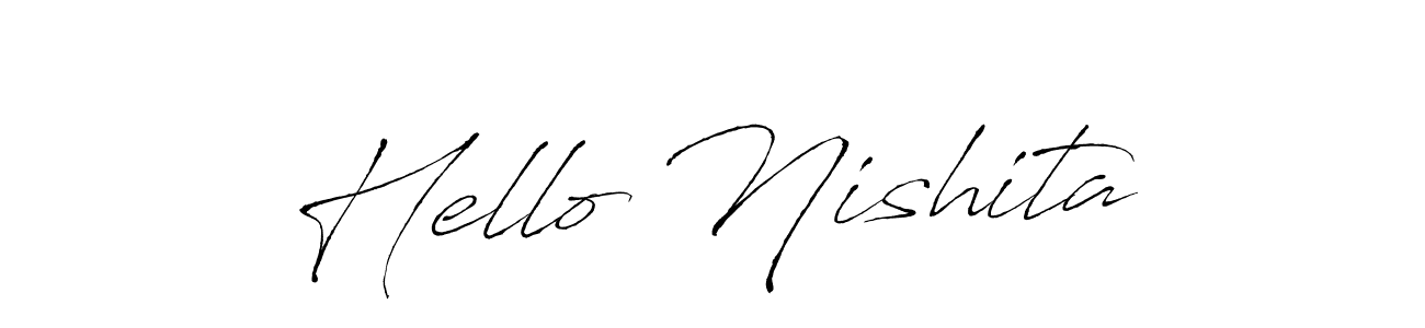 Also we have Hello Nishita name is the best signature style. Create professional handwritten signature collection using Antro_Vectra autograph style. Hello Nishita signature style 6 images and pictures png