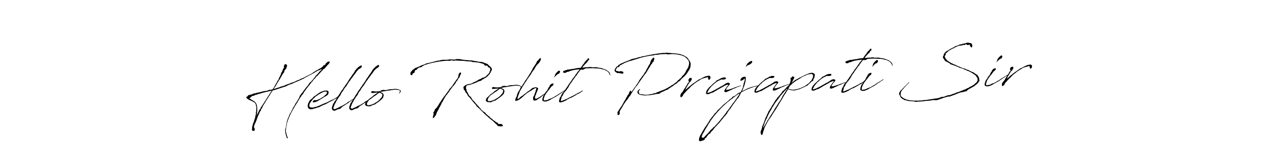 Here are the top 10 professional signature styles for the name Hello Rohit Prajapati Sir. These are the best autograph styles you can use for your name. Hello Rohit Prajapati Sir signature style 6 images and pictures png