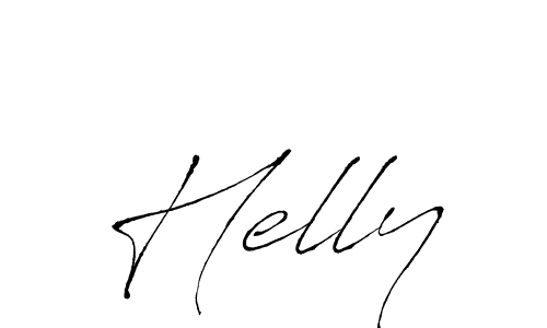 Use a signature maker to create a handwritten signature online. With this signature software, you can design (Antro_Vectra) your own signature for name Helly. Helly signature style 6 images and pictures png