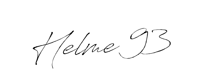 Design your own signature with our free online signature maker. With this signature software, you can create a handwritten (Antro_Vectra) signature for name Helme 93. Helme 93 signature style 6 images and pictures png