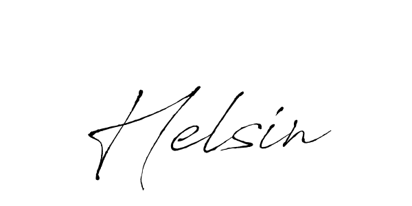 Antro_Vectra is a professional signature style that is perfect for those who want to add a touch of class to their signature. It is also a great choice for those who want to make their signature more unique. Get Helsin name to fancy signature for free. Helsin signature style 6 images and pictures png