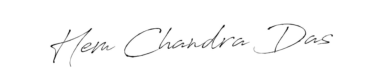 Use a signature maker to create a handwritten signature online. With this signature software, you can design (Antro_Vectra) your own signature for name Hem Chandra Das. Hem Chandra Das signature style 6 images and pictures png